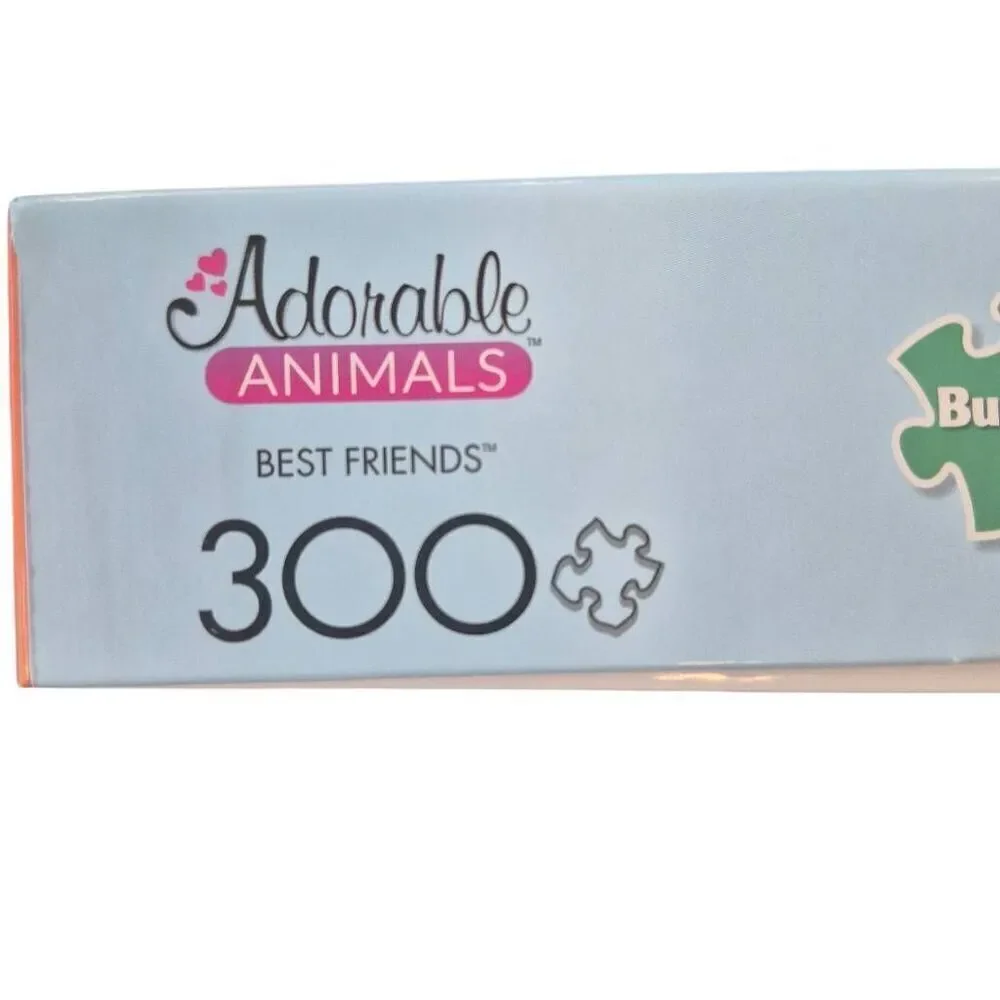 Buffalo Games Adorable Animals Best Friends 300 pc Jigsaw Puzzle